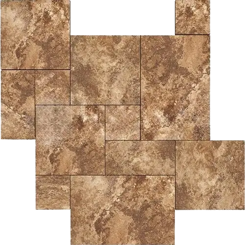 Noce Exotic Cross-cut / Straight-Edged Unfilled, Brushed & Straight-Edged Versailles Pattern