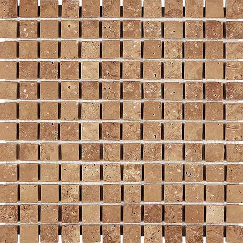 Noce Tumbled 1" x 1" Mosaic