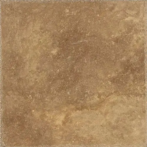 Noce Cross-Cut Unfilled, Brushed & Chiseled 18" x 18"