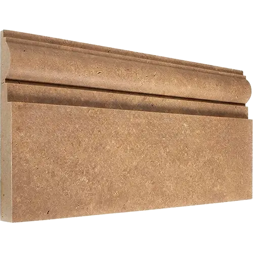 Noce Honed Baseboard 6" x 12"
