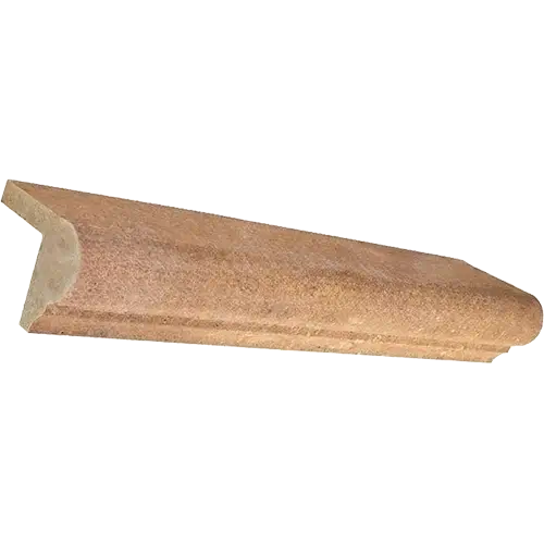 Noce Honed Corner-Ogee Stair-tread 2" x 3" x 12"