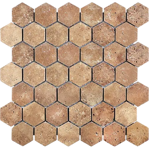 Noce Tumbled 2" Hex