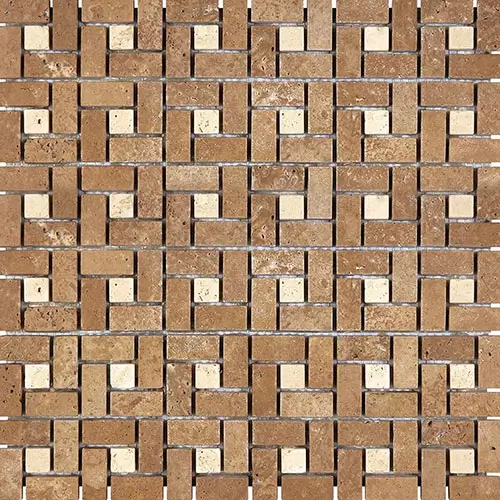 Noce Tumbled 5/8" X 1 1/4" Pinwheel Mini w/ Ivory Dots