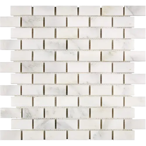 Oriental White 1" x 2" Brick