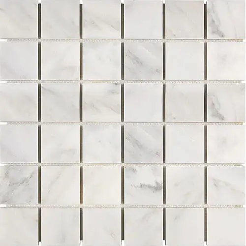 Oriental White 2" x 2" Mosaic