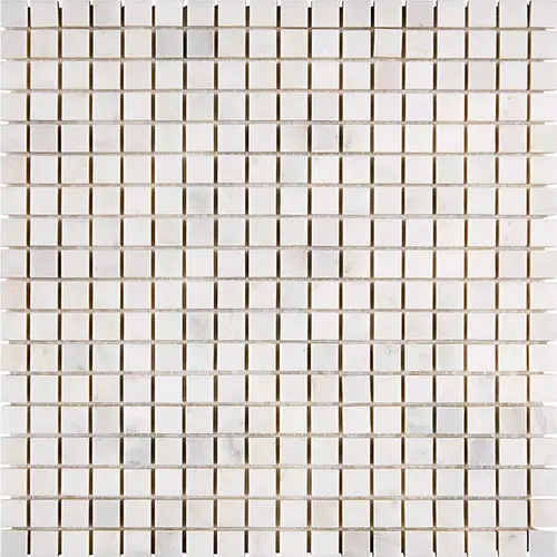 Oriental White 5/8" x 5/8" Mosaic