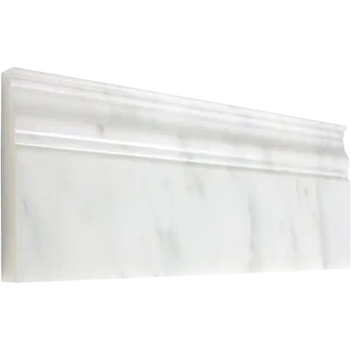 Oriental White Baseboard 4 3/4" x 12"