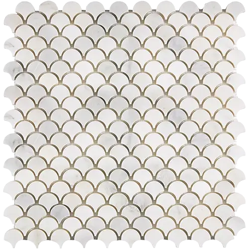 Oriental White Fan