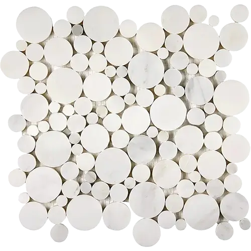 Oriental White Bubbles