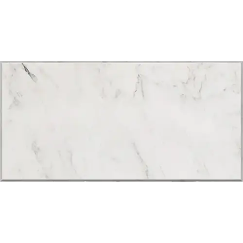 Oriental White Micro-Beveled 3" x 6"