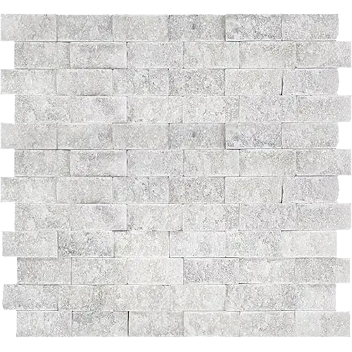 Oriental White Split-faced 1" x 2" Brick