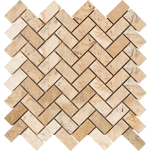 Philadelphia Tumbled 1" x 2" Herringbone