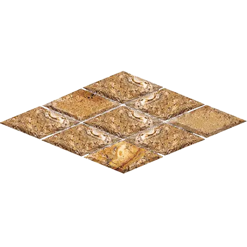 Scabos Honed 3" x 6" Deep-Beveled Diamond
