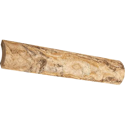 Scabos Honed Quarter-Round 1" x 6"