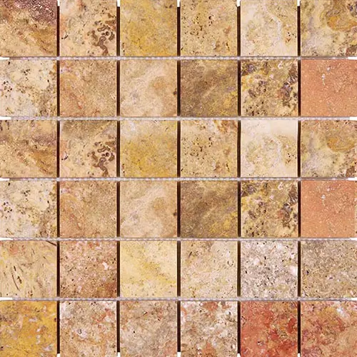 Scabos Polished 2" x 2" Mosaic