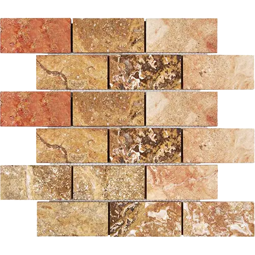 Scabos Polished 2" x 4" Brick