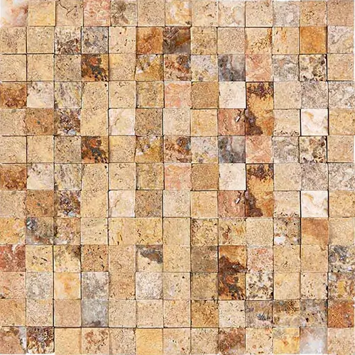 Scabos Split-faced 1" x 1" Mosaic