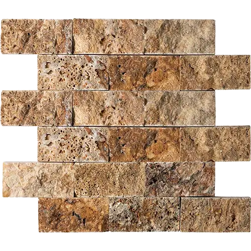 Scabos Split-faced 2" x 4" Brick