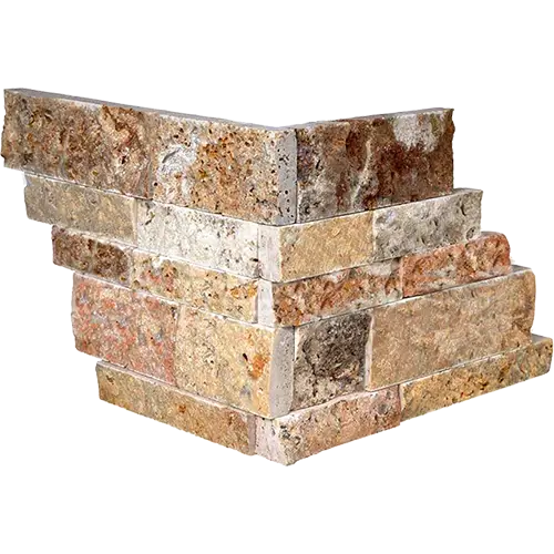 Scabos Split-faced Ledger-Panel Corner
