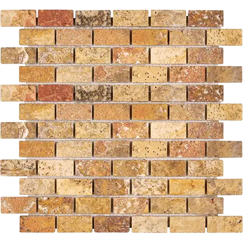Scabos Tumbled 1" x 2" Brick