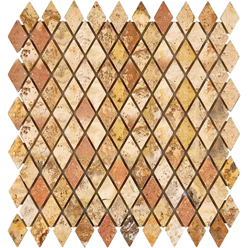 Scabos Tumbled 1" x 2" Diamond