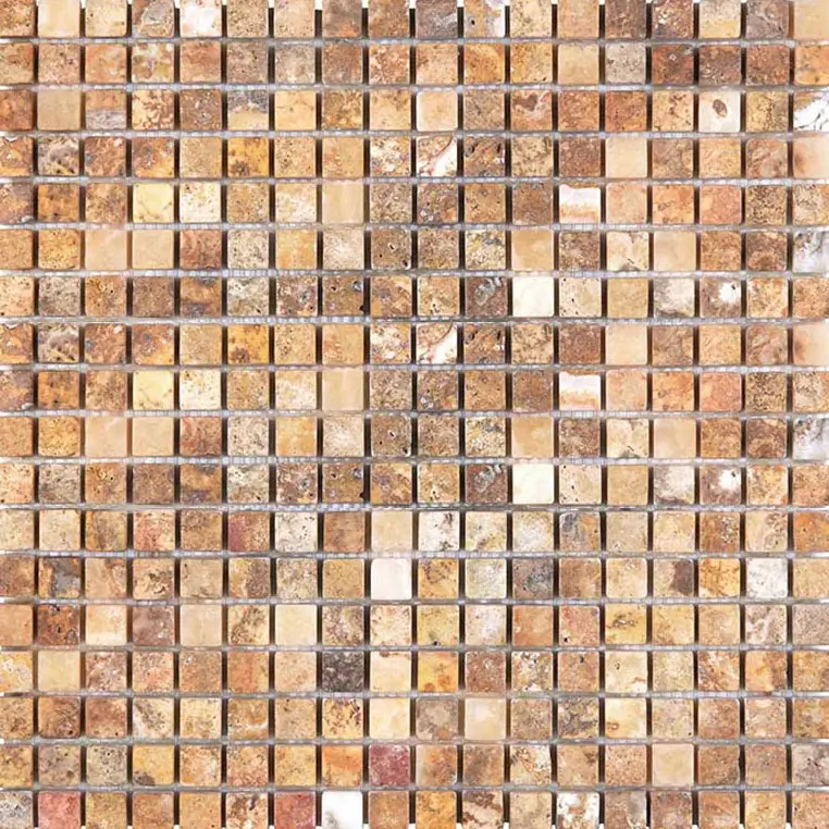 Scabos Tumbled 5/8" x 5/8" Mosaic