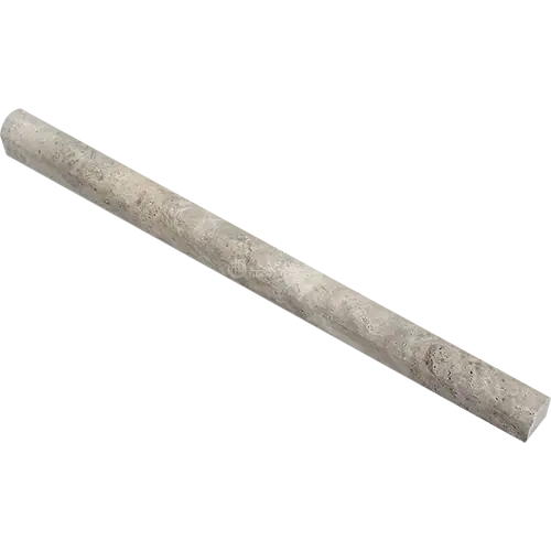 Silver Honed Bullnose 3/4" x 12"