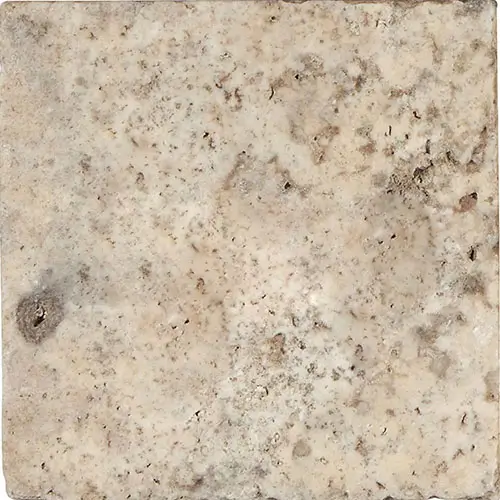 Silver Tumbled Cross-cut 16" x 16"