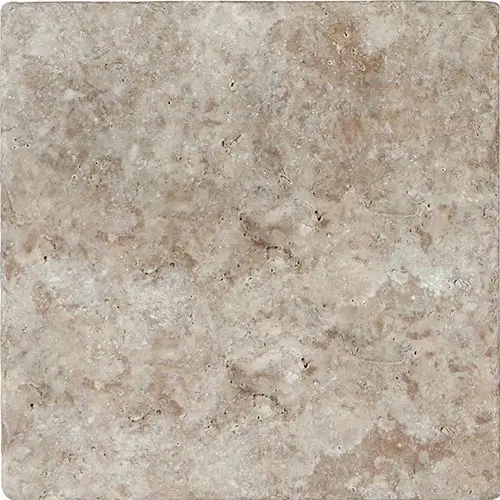 Silver Tumbled Cross-cut 18" x 18"