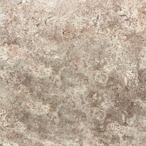 Silver Unfilled, Brushed & Chiseled Cross-cut 18" x 18"