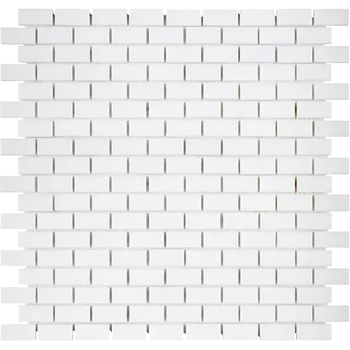 Thassos White 5/8" x 1 1/4" Mini-Brick