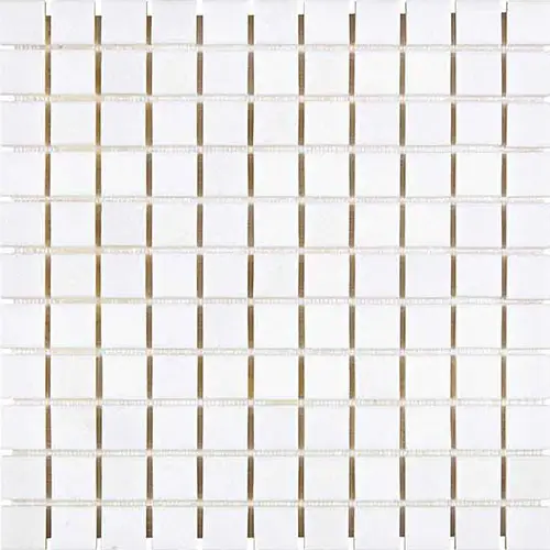 Thassos White 1" x 1" Mosaic