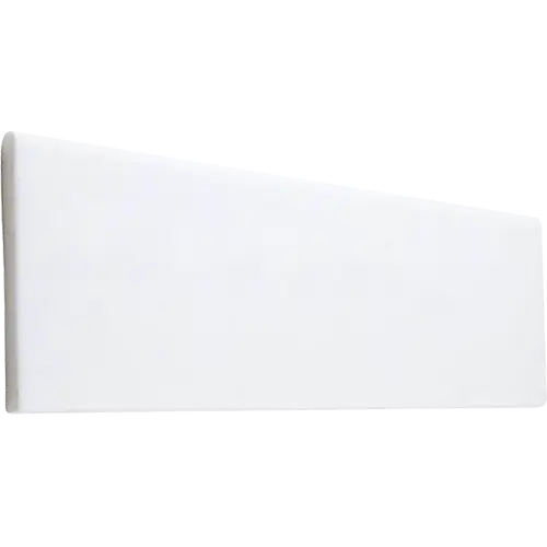 Thassos White Long-Side, Single-Edge Bullnosed 4" x 12"