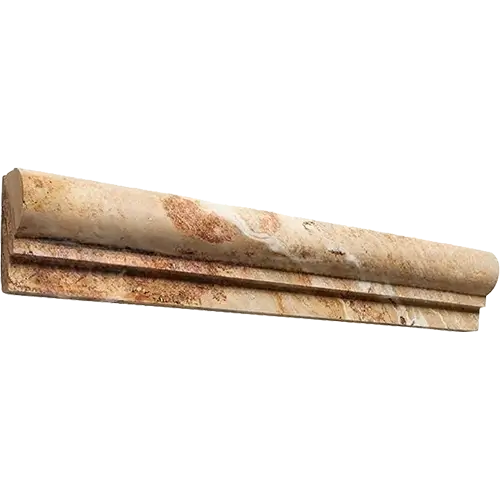 Valencia Honed OG-1 Single-step Chair Rail 2" x 12"