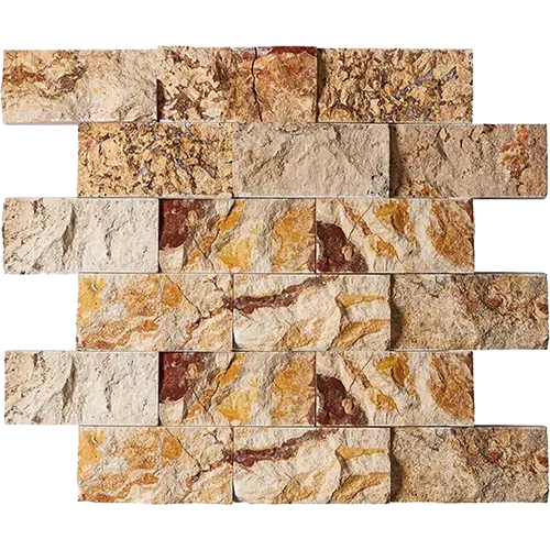 Valencia Split-faced 2" x 4" Brick