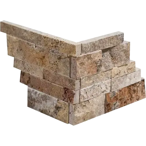 Valencia Split-faced Ledger-Panel Corner