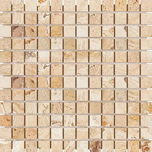 Valencia Tumbled 1" x 1" Mosaic