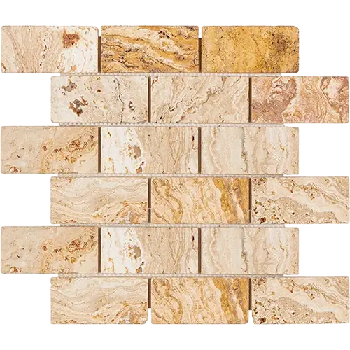 Valencia Tumbled 2" x 4" Brick