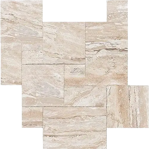 Valerenga Unfilled, Brushed & Chiseled Versailles Pattern