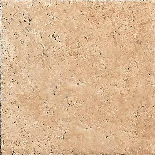 Walnut Unfilled, Brushed & Chiseled 18" x 18"