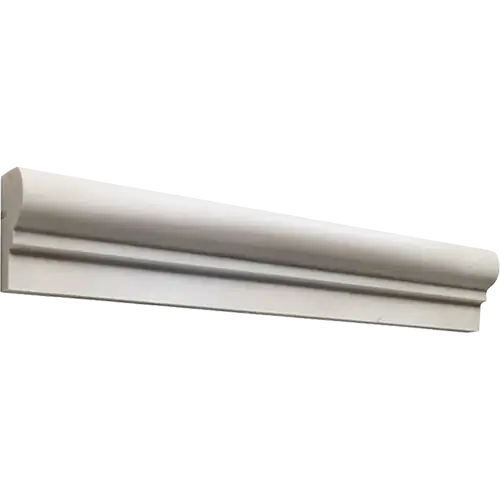 White Pearl OG-1 Single-step Chair Rail 2" x 12"