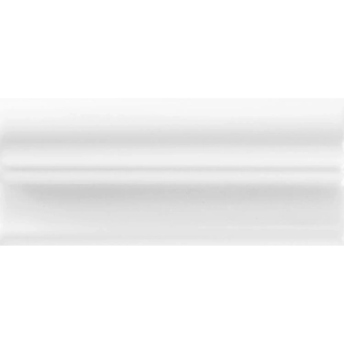 Decorative Accents 2 1/2" x 6" White Ice Chair Rail