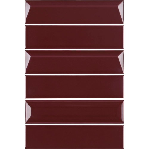 Contour Bright Glazed Burgundy 8" x 12" Mesh