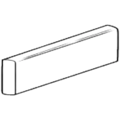 Downtown Blanco 3" x 24" Surface Bullnose