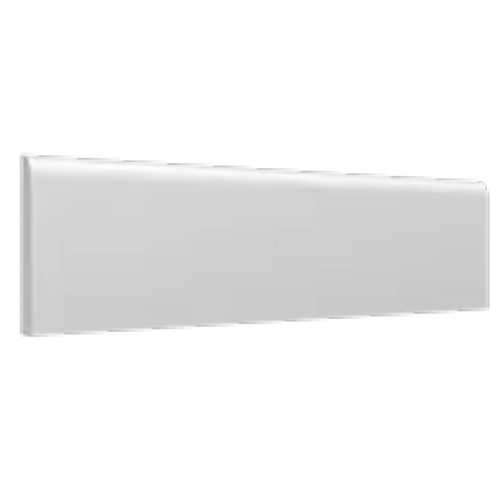 Flow White 3" x 12" Surface Bullnose