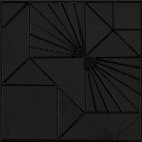 Gatsby Black 8.5" x 8.5"