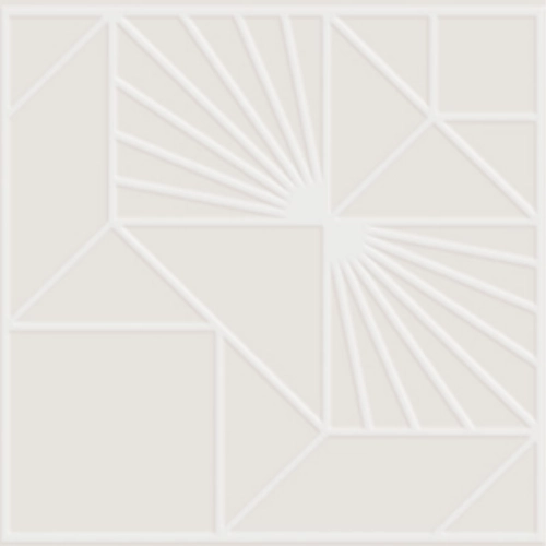 Gatsby White 8.5" x 8.5"