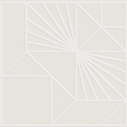 Gatsby White Pearl 8.5" x 8.5"