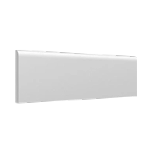 Maiolica Biscuit 3" x 10" Surface Bullnose