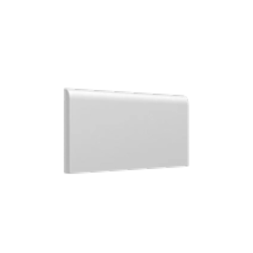 Maiolica Blue Steel 3" x 6" Surface Bullnose